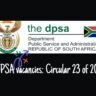 DPSA vacancies: Circular 23 of 2024 3 DPSA vacancies: Circular 23 of 2024