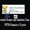 Department of water and Sanitation June 2024- DPSA Vacancies 3 Department of water and Sanitation June 2024- DPSA Vacancies