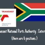 Transnet National Ports Authority : Internships (there are 6 positions ) 2 Transnet National Ports Authority : Internships (there are 6 positions )