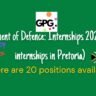 Department of Defence Internships 2025 (TVET internships in Pretoria) 3 Department of Defence: Internships 2025 (TVET internships in Pretoria)
