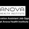 Administration Assistant Job Opportunity at Anova Health Institute 2 Administration Assistant Job Opportunity at Anova Health Institute
