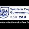 Administration Clerk Job in Cape Town 2 Administration Clerk Job in Cape Town