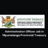 Administration Officer Job in Mpumalanga Provincial Treasury 2 Administration Officer Job in Mpumalanga Provincial Treasury