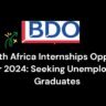 BDO South Africa Internships Opportunities for 2024: Seeking Unemployed Graduates 3 BDO South Africa Internships Opportunities for 2024 Seeking Unemployed Graduates