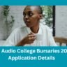 Cape Audio College Bursaries 2025: Application Details 3 Cape Audio College Bursaries 2025: Application Details