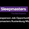 Salesperson Job Opportunity at Sleepmasters Rustenburg Midtown 3 Salesperson Job Opportunity at Sleepmasters Rustenburg Midtown