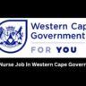 Staff Nurse Job in Western Cape Government 2 Staff Nurse Job in Western Cape Government