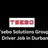 Tsebo Solutions Group: Driver Job in Durban 3 Tsebo Solutions Group: Driver Job in Durban