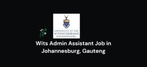 Read more about the article Wits Admin Assistant Job in Johannesburg, Gauteng