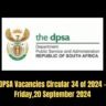 DPSA Vacancies Circular 34 of 2024 -Friday,20 September 2024 3 DPSA Vacancies Circular 34 of 2024 -Friday,20 September 2024