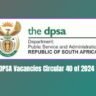 DPSA Vacancies Circular 40 of 2024 – Friday,01 November 2024 2 DPSA Vacancies Circular 40 of 2024