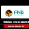 FNB Customer Service Job in KwaZulu-Natal 3 FNB Customer Service Job in KwaZulu-Natal