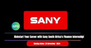 Kickstart Your Career with Sany South Africa's Finance Internship