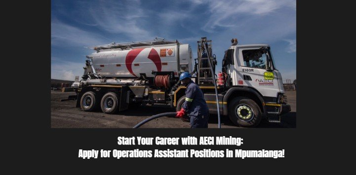 Start Your Career with AECI Mining: Apply for Operations Assistant Positions in Mpumalanga! 9 Start Your Career with AECI Mining Apply for Operations Assistant Positions in Mpumalanga!